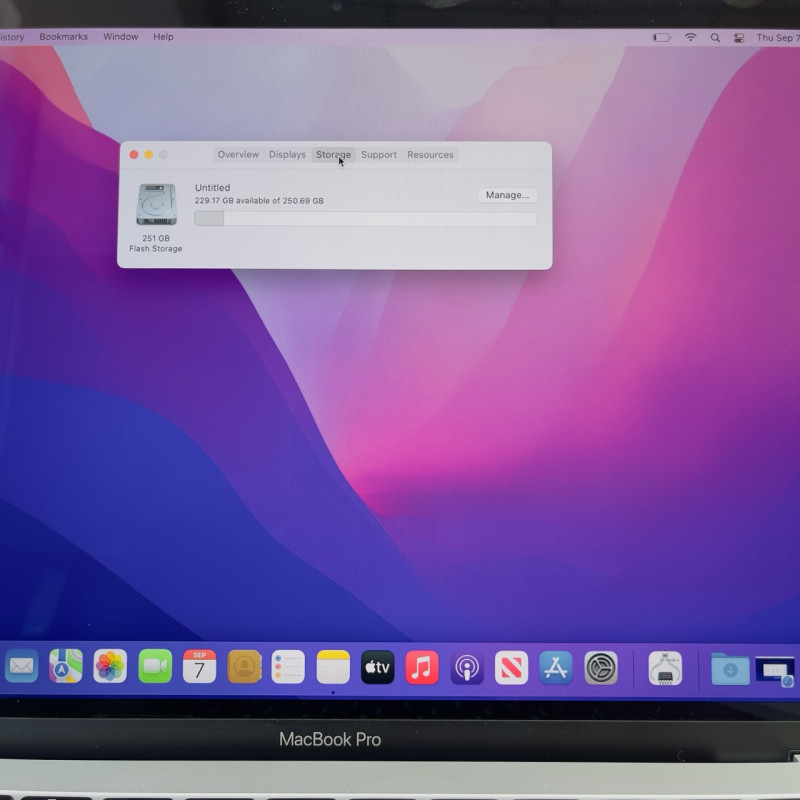 MacBook Pro 13 2017 Silver i5 2.3ghz 16/256